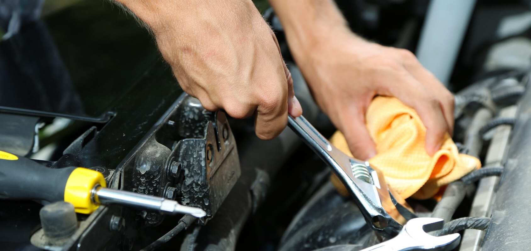Dieseltech's skilled mechanic completing a diesel truck engine repair in Coquitlam, BC
